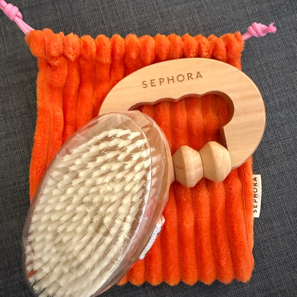 Sephora Dry Brush and Massager Set